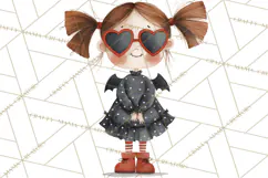 Kids Halloween Clipart PNG, Cute Characters & Props Product Image 2