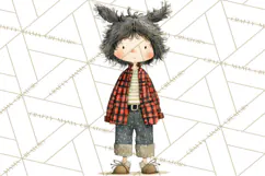 Kids Halloween Clipart PNG, Cute Characters & Props Product Image 3