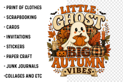 Little Ghost Big Autumn Vibes Png Product Image 3