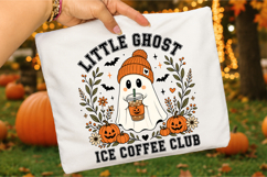 Little Ghost Coffee Club Spooky Halloween PNG,Halloween Product Image 3