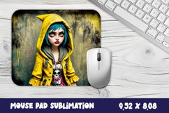 Little GIRL grunge style Mouse Pad Sublimation png Product Image 1