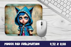 Little GIRL grunge style Mouse Pad Sublimation png Product Image 1