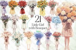 Little Girl With Bouquet Bundle Product Image 1