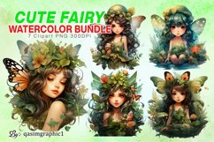 Little Magic Fairy Clipart Watercolor Cute Fairy Clipart, Little Magic Fairy Clipart, Cute Fairy PNG, Cute Fairy Illustration, Cute Fairy PNG Digital Print, Digital Download