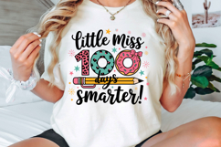 Little Miss 100 Days Smarter Celebration Sublimation Product Image 2