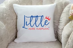 Little miss America SVG , USA Celebration SVG , USA SVG Product Image 3