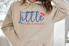Little miss America SVG , USA Celebration SVG , USA SVG Product Image 2