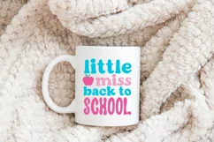 Little Miss Back To School SVG, Back To School SVG Design Product Image 3