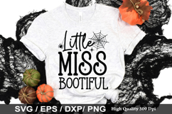 Little Miss Bootiful SVG - Halloween Design Product Image 1