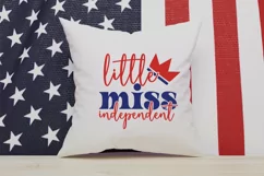 Little Miss Independent SVG, 4th Of July SVG Design Product Image 3