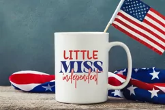Little Miss Independent SVG, 4th Of July SVG Design Product Image 2
