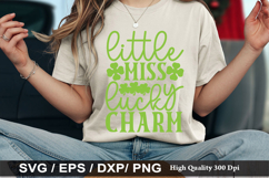 St. Patrick's Day SVG Design - Little miss lucky charm Product Image 4
