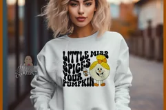 Little Miss Spices Your Pumpkin - SVG & PNG for sublimation Product Image 3