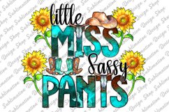 Little Miss Sassy Pants Sublimation - Sassy Sublimation Product Image 1