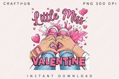 Little miss Valentine afro kid sneakers png, black kid png Product Image 1