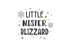 Little Mister Blizzard SVG Cut File Product Image 1