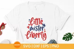 Little Mister Liberty, 4th of July svg, patriotic day Product Image 2