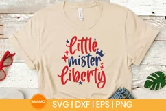 Little Mister Liberty, 4th of July svg, patriotic day Product Image 3