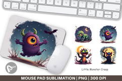 Mouse Pad Halloween Monster Creep Product Image 1