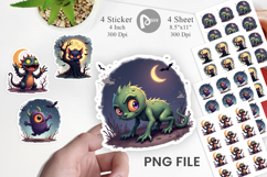 Halloween Monster Creep Sticker Product Image 1