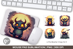 Mouse Pad Halloween Monster Creep Product Image 1