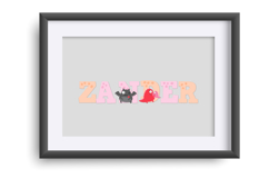 Little Monster Mom Color Font Product Image 5