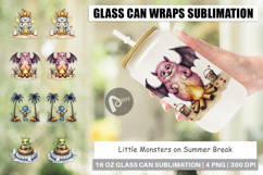 Glass Can Summer Break Monsters Product Image 1