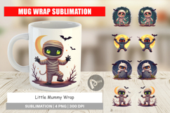 Mug Wrap Halloween Mummy Wrap Product Image 1