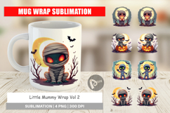 Mug Wrap Halloween Mummy Wrap Product Image 1