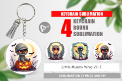 Keychain Halloween Mummy Wrap Product Image 1