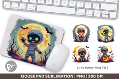 Mouse Pad Halloween Mummy Wrap Product Image 1