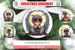 Ornament Halloween Mummy Wrap Product Image 1
