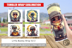 Tumbler Halloween Mummy Wrap Product Image 1