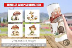 Tumbler Mushroom Village Friends Product Image 1