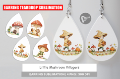 Earring Mushroom Village Friends Product Image 1
