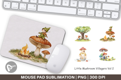 Mouse Pad Mushroom Village Friends Product Image 1