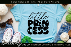 Princess SVG Little Princess Baby Girl T-shirt Pillow Design Product Image 2