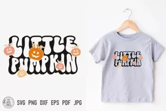 Little Pumpkin svg cut file You can use for your kids Thanksgiving and Halloween shirts, baby onsie, bodysuits, bibs and more. 