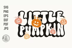 Little Pumpkin svg cut file You can use for your kids Thanksgiving and Halloween shirts, baby onsie, bodysuits, bibs and more. 