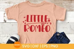 Little Romeo | Baby toddler valentine svg quote Product Image 3