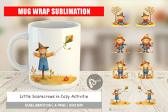 Mug Wrap Cozy Little Scarecrows Product Image 1