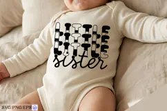 Little Sister Baby SVG PNG T Shirt Design Product Image 2