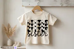 Little Sister Baby SVG PNG T Shirt Design Product Image 4