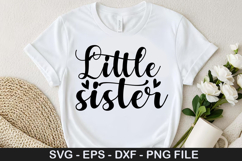 Little sister - Family SVG Design Product Image 1