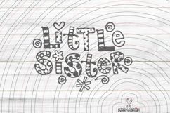 Little Sister Cutting File SVG DXF Product Image 1