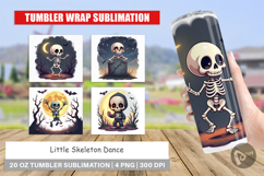 Tumbler Halloween Skeleton Dance Product Image 1