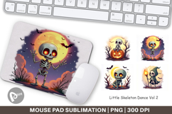 Mouse Pad Halloween Skeleton Dance Product Image 1