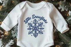 Little Snowflake Baby SVG PNG | Cute Winter Christmas Design Product Image 2