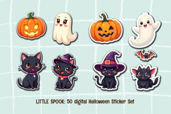 Little Spooks - 50 Cute Halloween Digital Sticker Set | Product Image 2