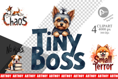 Little Tyrant Canine Quotes Sublimation Product Image 1